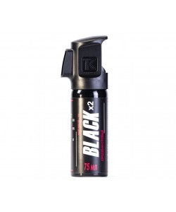 Газовый баллончик Black x2, 75 мл (с доп. защитой)