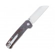 Нож складной QSP Knife Penguin 7,8 см, сталь D2, рукоять Carbon Red|Grey - фото № 2