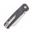 Нож складной QSP Knife Penguin 7,8 см, сталь D2, рукоять Carbon Red|Grey - фото № 3