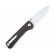 Нож складной QSP Knife Hawk 8,2 см, сталь CPM S35VN, рукоять Carbon Dark Gray - фото № 3