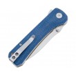Нож складной QSP Knife Hawk 8,2 см, сталь 14C28N, рукоять Micarta Blue - фото № 3