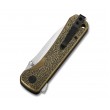 Нож складной QSP Knife Hawk 8,2 см, сталь 14C28N, рукоять Brass - фото № 2