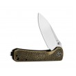 Нож складной QSP Knife Hawk 8,2 см, сталь 14C28N, рукоять Brass - фото № 3