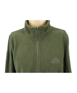 Кофта флисовая тактическая с капюшоном (зеленая)