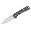 Нож складной QSP Knife Hawk 8,2 см, сталь S35VN, рукоять Carbon Gray - фото № 1