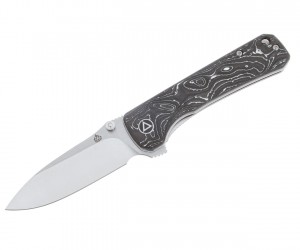 Нож складной QSP Knife Hawk 8,2 см, сталь S35VN, рукоять Carbon Gray