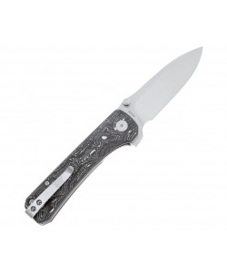 Нож складной QSP Knife Hawk 8,2 см, сталь S35VN, рукоять Carbon Gray