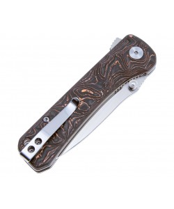 Нож складной QSP Knife Hawk 8,2 см, сталь S35VN, рукоять Carbon Copper