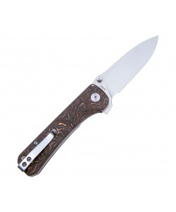 Нож складной QSP Knife Hawk 8,2 см, сталь S35VN, рукоять Carbon Copper