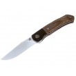 Нож складной QSP Knife Gannet 8,6 см, сталь 154CM, рукоять Micarta Brown - фото № 1
