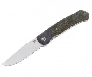Нож складной QSP Knife Gannet 8,6 см, сталь 154CM, рукоять Micarta Green
