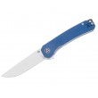 Нож складной QSP Knife Osprey 8,2 см, сталь 14C28N, рукоять Micarta Blue - фото № 1