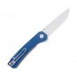Нож складной QSP Knife Osprey 8,2 см, сталь 14C28N, рукоять Micarta Blue - фото № 4