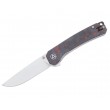 Нож складной QSP Knife Osprey 8,2 см, сталь 14C28N, рукоять Carbon Grey - фото № 1