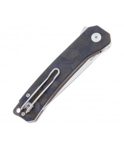 Нож складной QSP Knife Osprey 8,2 см, сталь 14C28N, рукоять Carbon Grey/Blue