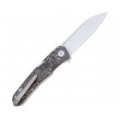 Нож складной QSP Knife Otter 6,9 см, сталь S35VN, рукоять Aluminium Grey - фото № 2