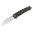 Нож складной QSP Knife Otter 6,9 см, сталь S35VN, рукоять Carbon Black/Copper - фото № 1
