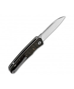 Нож складной QSP Knife Otter 6,9 см, сталь S35VN, рукоять Carbon Black/Copper