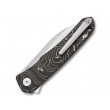 Нож складной QSP Knife Otter 6,9 см, сталь S35VN, рукоять Carbon Black/Copper - фото № 3