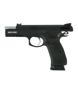 Страйкбольный пистолет KJW CZ-75 SP-01 Shadow GBB Black