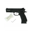 Страйкбольный пистолет KJW CZ-75 SP-01 Shadow GBB Black - фото № 8