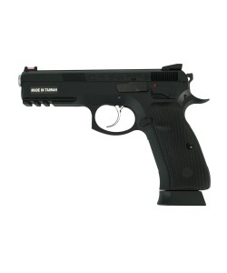 Страйкбольный пистолет KJW CZ-75 SP-01 Shadow GBB Black