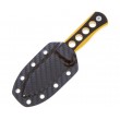 Нож QSP Knife Canary 6,3 см, сталь 14C28N, рукоять G10 Black/Yellow - фото № 3