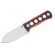 Нож QSP Knife Canary 6,3 см, сталь 14C28N, рукоять G10 Black/Red - фото № 1
