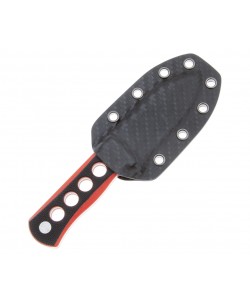 Нож QSP Knife Canary 6,3 см, сталь 14C28N, рукоять G10 Black/Red