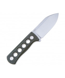 Нож QSP Knife Canary 6,3 см, сталь 14C28N, рукоять Micarta Green