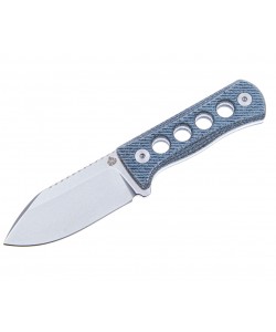 Нож QSP Knife Canary 6,3 см, сталь 14C28N, рукоять Micarta Grey
