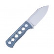 Нож QSP Knife Canary 6,3 см, сталь 14C28N, рукоять Micarta Grey - фото № 2