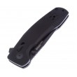 Нож складной SOG-TAC XR Blackout Flipper 8,6 см сталь D2, рукоять G10 Black - фото № 3