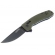 Нож складной SOG-TAC XR OD Flipper 8,6 см сталь D2, рукоять G10 Green - фото № 1