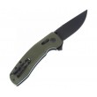 Нож складной SOG-TAC XR OD Flipper 8,6 см сталь D2, рукоять G10 Green - фото № 2