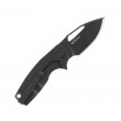 Нож складной SOG Stout FLK - Blackout 6,6 см сталь D2, рукоять G10 Black - фото № 3