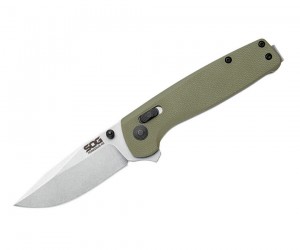 Нож складной SOG Terminus XR 7,5 см сталь D2, рукоять G10 Olive