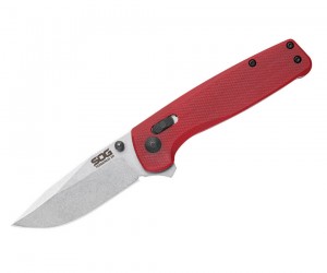 Нож складной SOG Terminus XR TM1023CP 7,5 см сталь D2, рукоять G10 Red