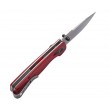 Нож складной SOG Terminus XR TM1023CP 7,5 см сталь D2, рукоять G10 Red - фото № 3