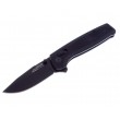 Нож складной SOG Terminus Black 7,5 см сталь D2, рукоять G10 Black - фото № 1