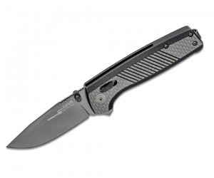 Нож складной SOG Terminus XR LTE Carbon Graphite 7,5 см сталь CPM S35VN, рукоять Carbon Dark Gray