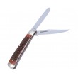 Нож складной Cold Steel Trapper 8,4 см, сталь 8Cr13MoV, рукоять Jigged Bone Brown - фото № 2