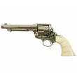 |Уценка| Макет револьвер Colt Peacemaker .45, 5½”, никель, рукоять под кость (США, 1873 г.) DE-1150-NQ (№ 492-УЦ) - фото № 1