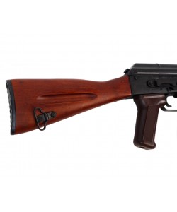 Страйкбольный автомат E&L ELAK74N (АК-74Н) AEG Essential Steel, дерево