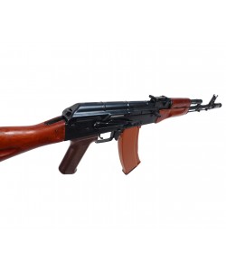 Страйкбольный автомат E&L ELAK74N (АК-74Н) AEG Essential Steel, дерево