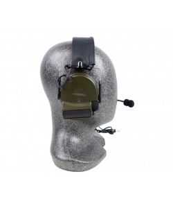 Активные тактические наушники ZTAC z041 C2 (зеленые)
