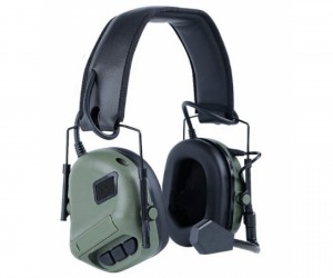Шумоподавляющие тактические наушники WoSport HD-08 с микрофоном (зеленые)