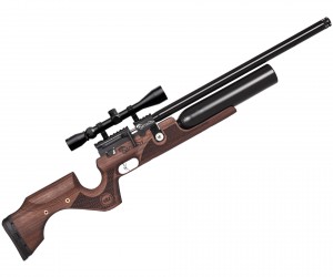 Пневматическая винтовка Kral Puncher Maxi Bighorn (орех, PCP, ★3 Дж) 6,35 мм