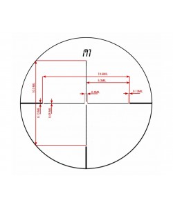 Оптический прицел Konuspro EL-30 4-16x44, 10 сменных сеток, без подсветки