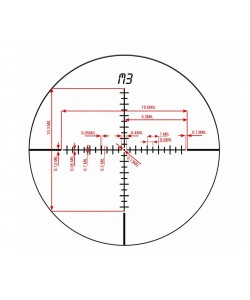 Оптический прицел Konuspro EL-30 4-16x44, 10 сменных сеток, без подсветки